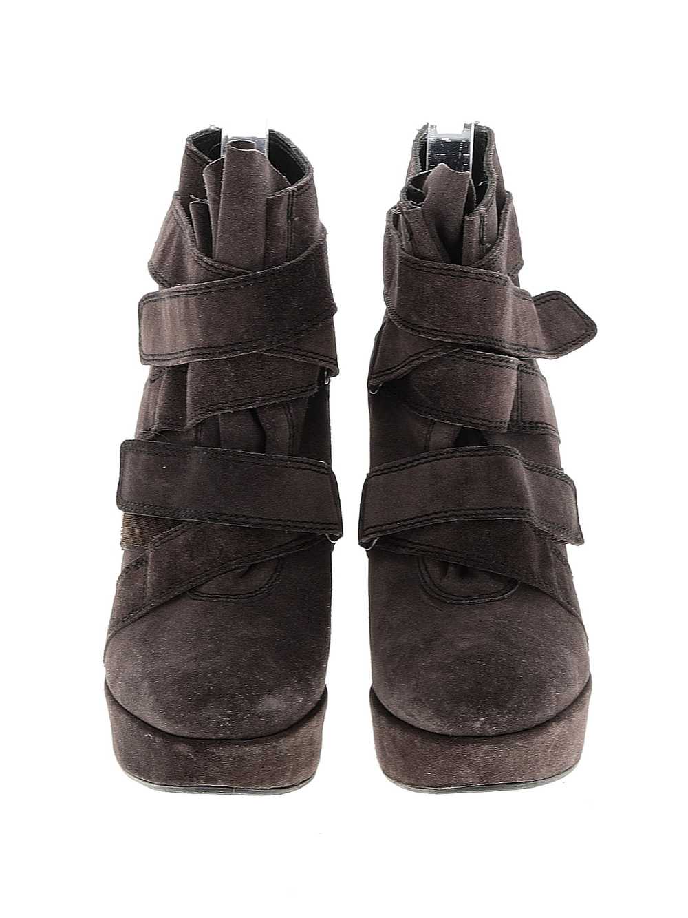 Stuart Weitzman Women Brown Ankle Boots 6 - image 2