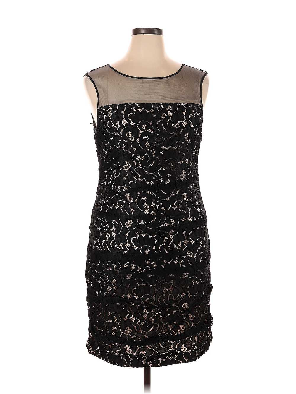 Adrianna Papell Women Black Cocktail Dress 16 - image 1