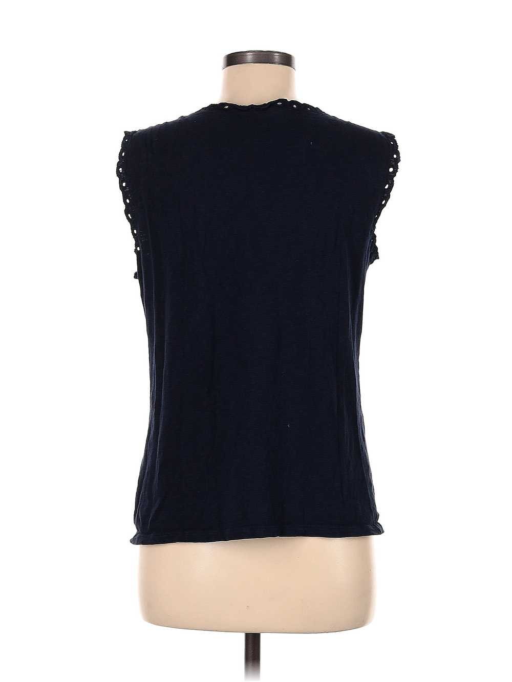 Talbots Women Blue Sleeveless Top M - image 2