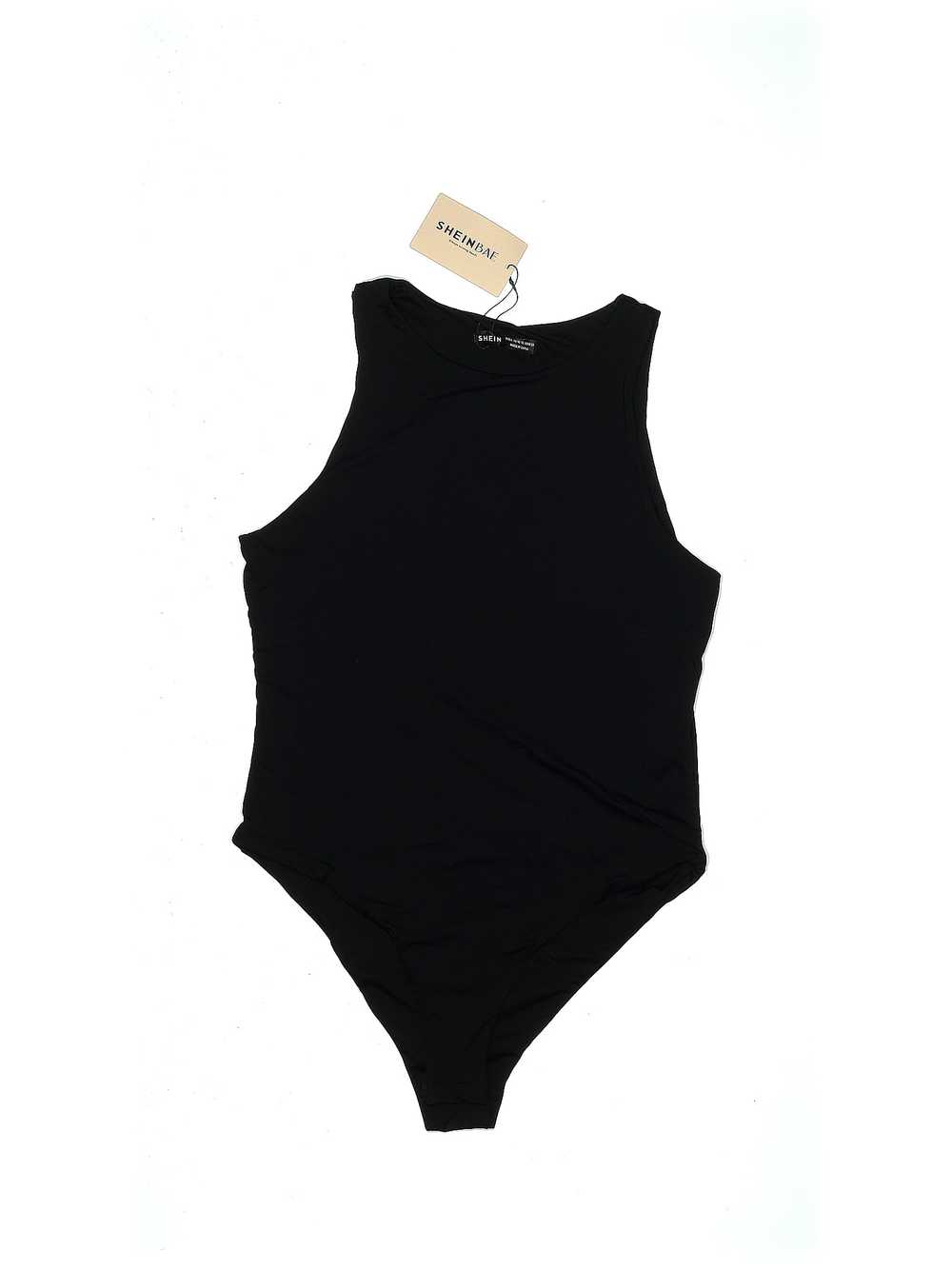 Shein Women Black Bodysuit L - image 2