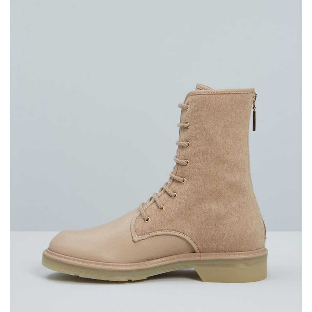 Max Mara Leather biker boots - image 3