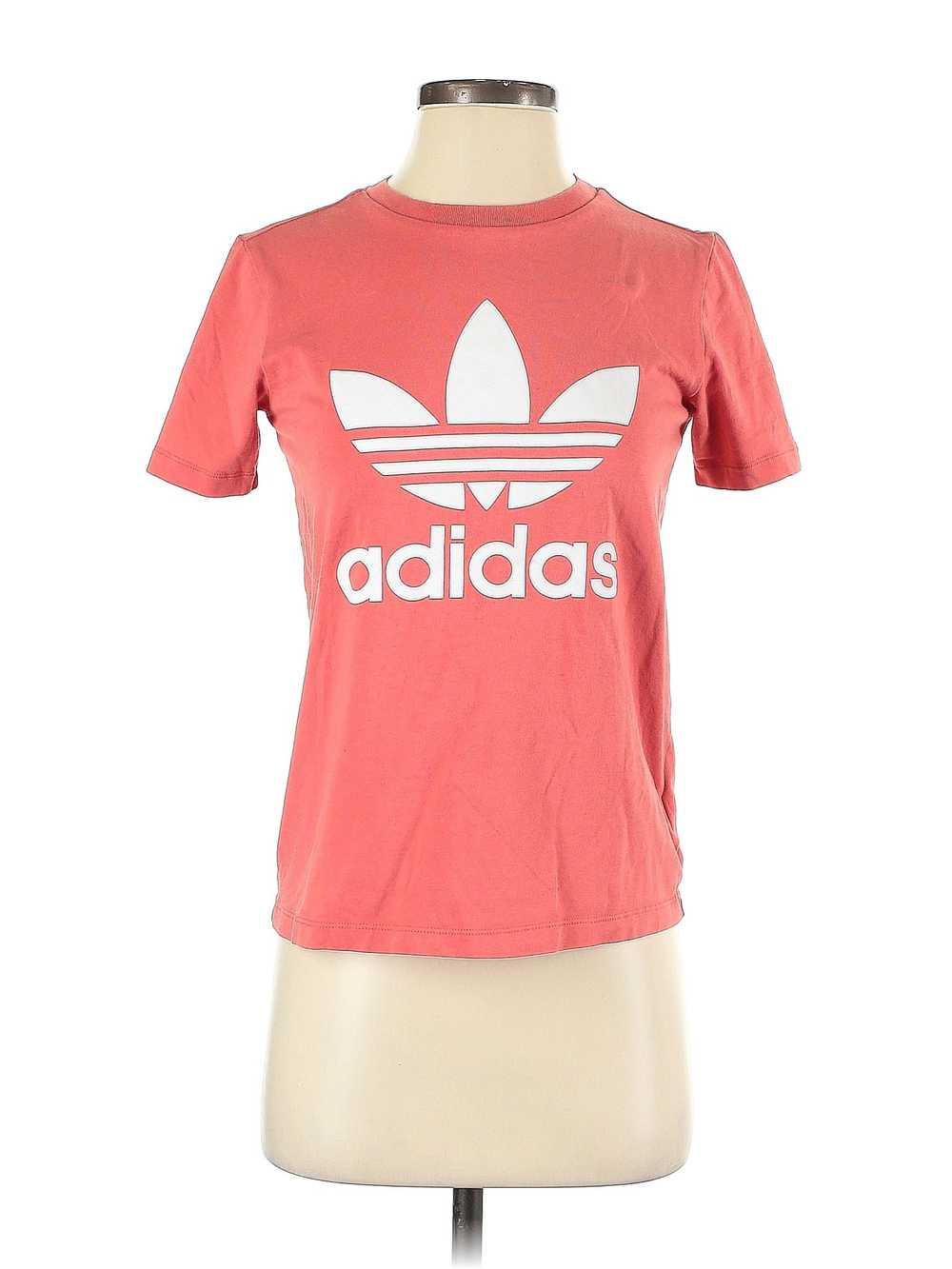 Adidas Women Red Active T-Shirt XS - image 1