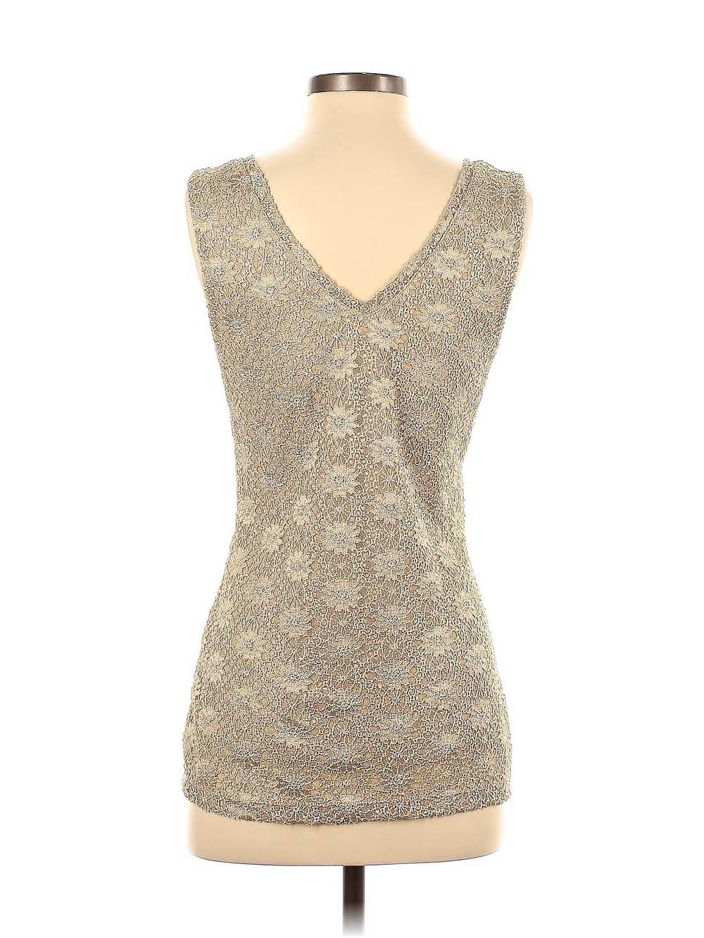 Banana Republic Women Gray Sleeveless Blouse S - image 2