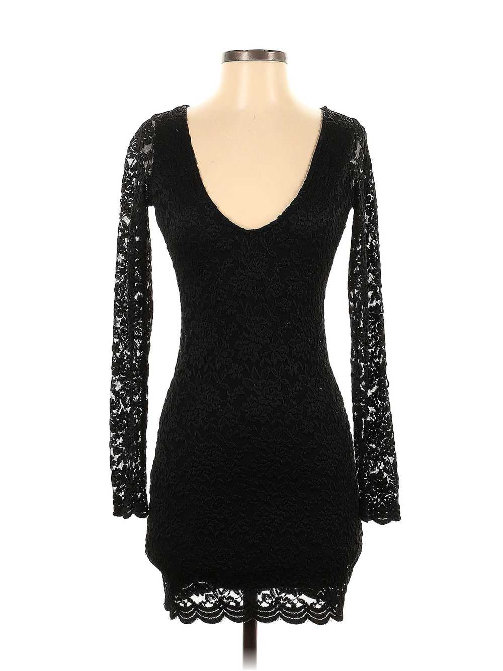 Forever 21 Women Black Cocktail Dress S - image 1