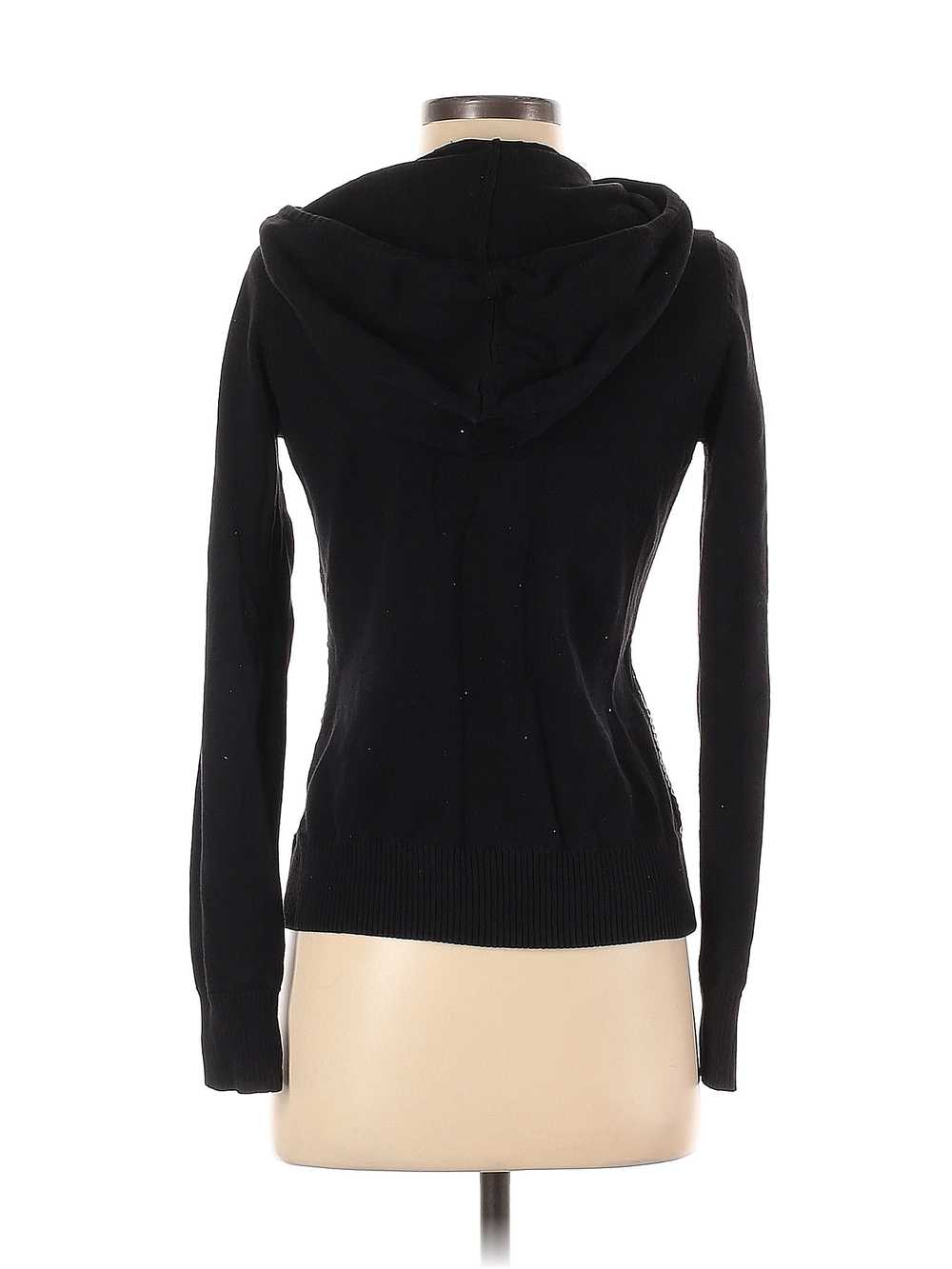 Allen B. by Allen Schwartz Women Black Zip Up Hoo… - image 2