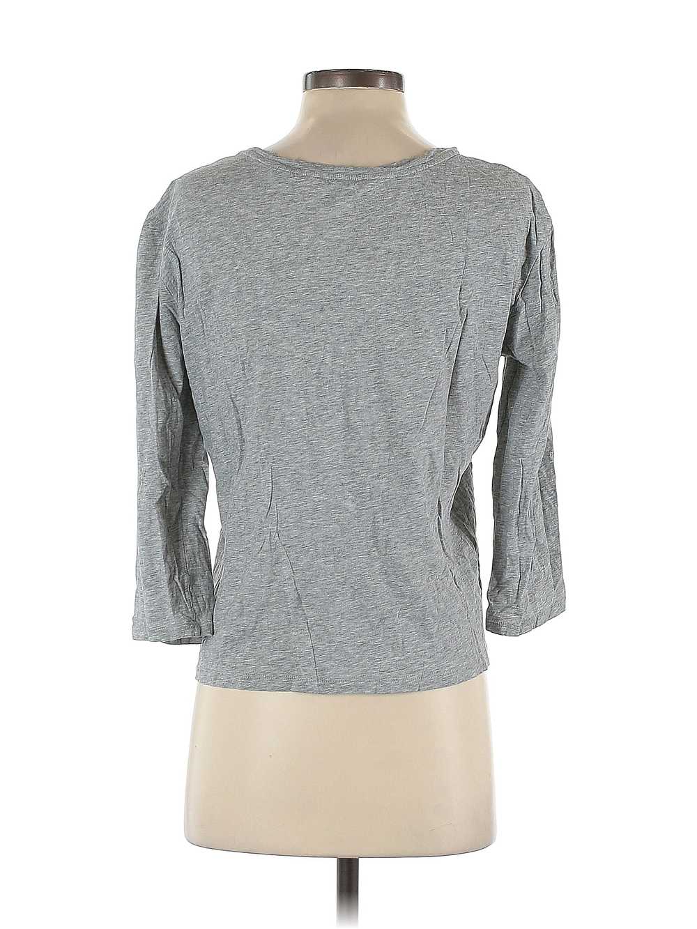 Vince. Women Gray Long Sleeve T-Shirt S - image 2