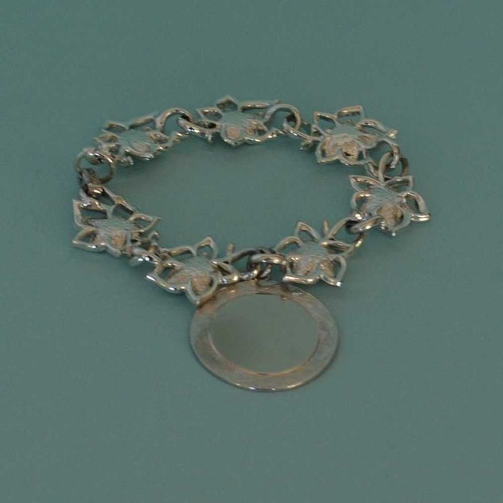 Jewelry-SKU#75/Bracelet-Coro Bracelet Silvertone … - image 1