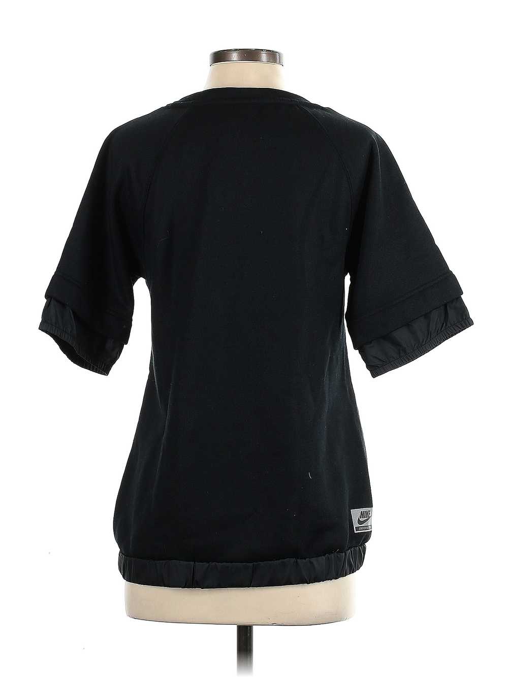 Nike Women Black Pullover Sweater S - image 2