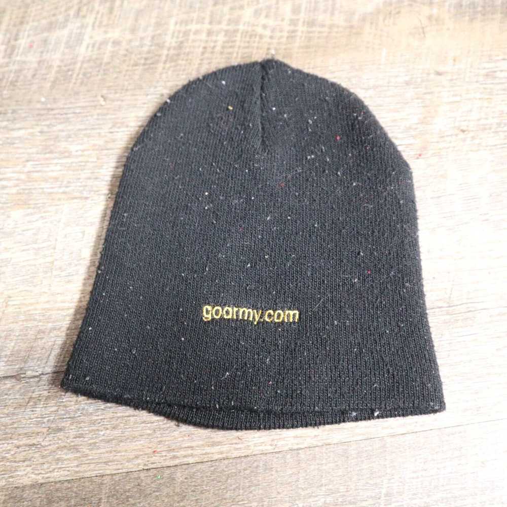 Vintage US Army Embroidered Beanie Cap Star Milit… - image 2