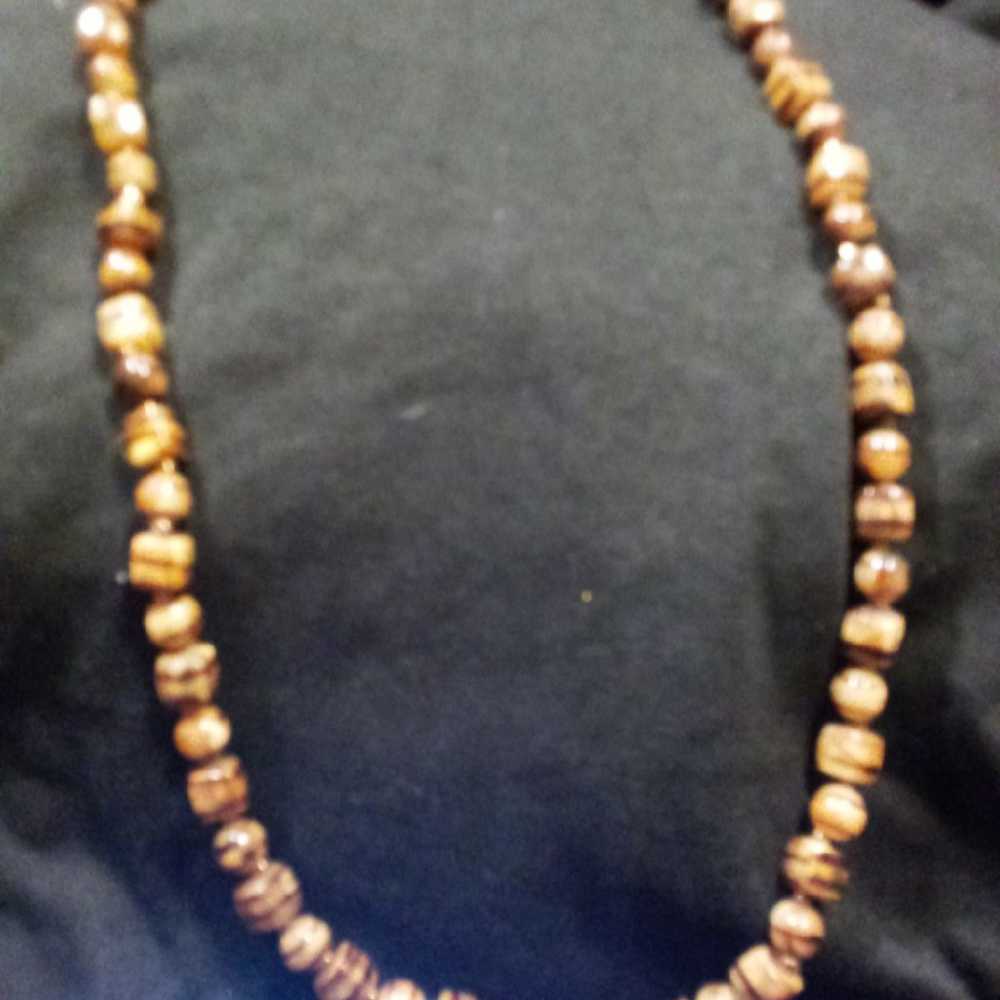 Unisex glass bead Necklace - image 2