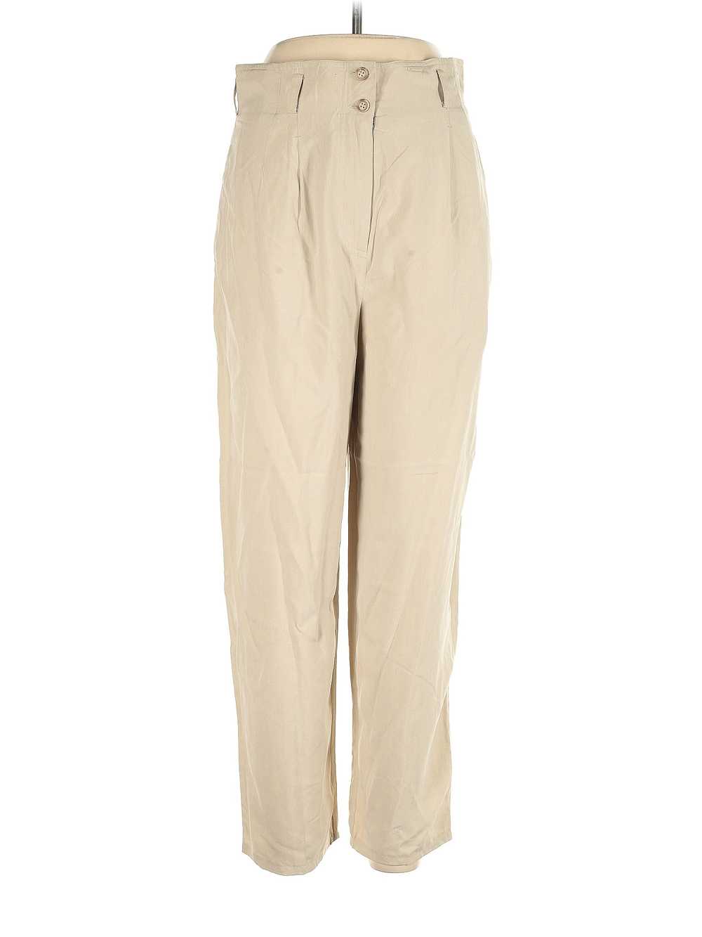 Tahari Women Brown Silk Pants 6 - image 1