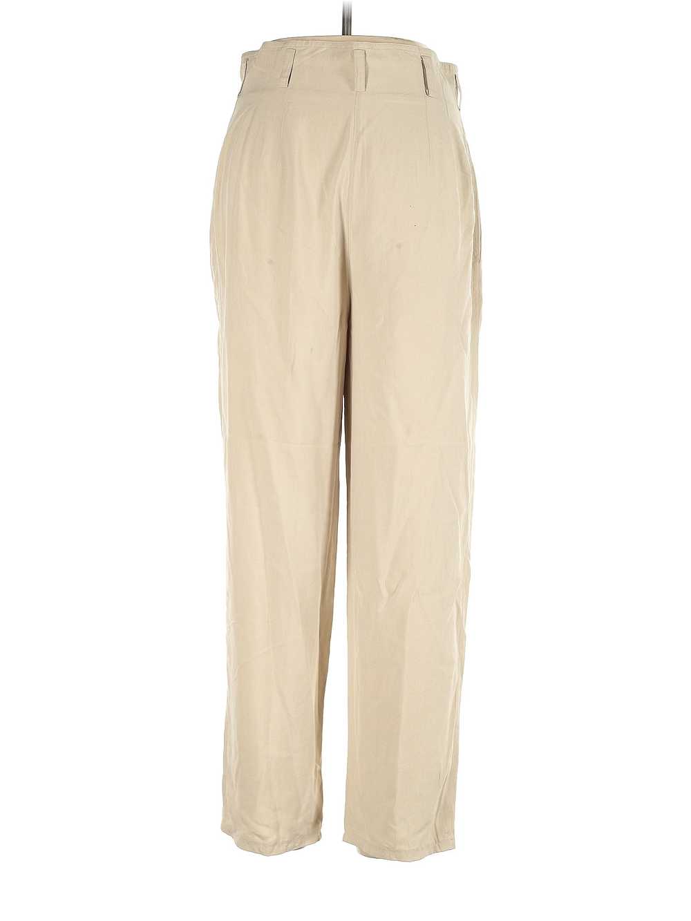 Tahari Women Brown Silk Pants 6 - image 2