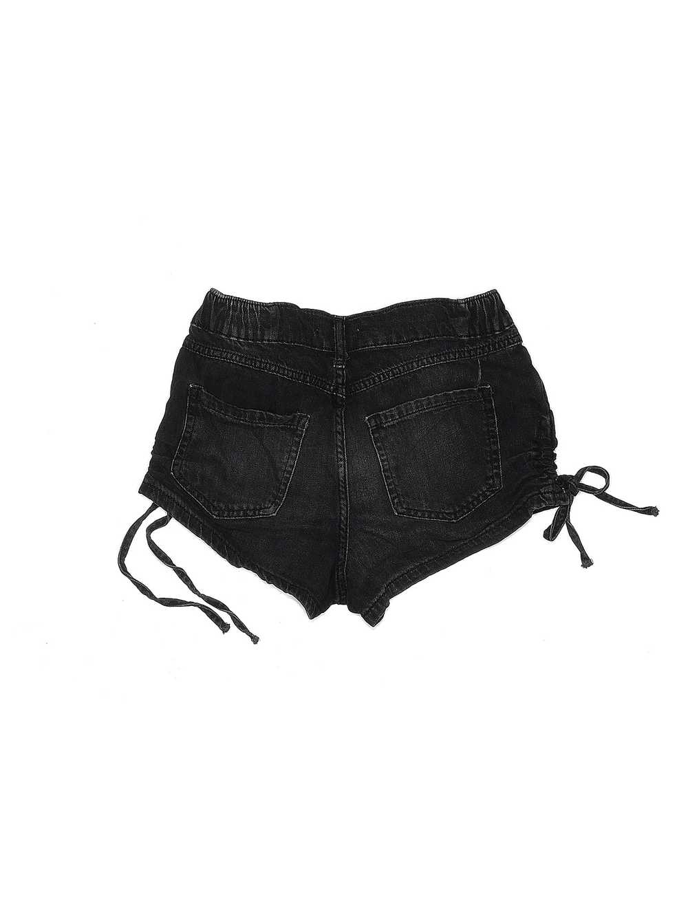 Forever 21 Women Black Denim Shorts XS - image 2