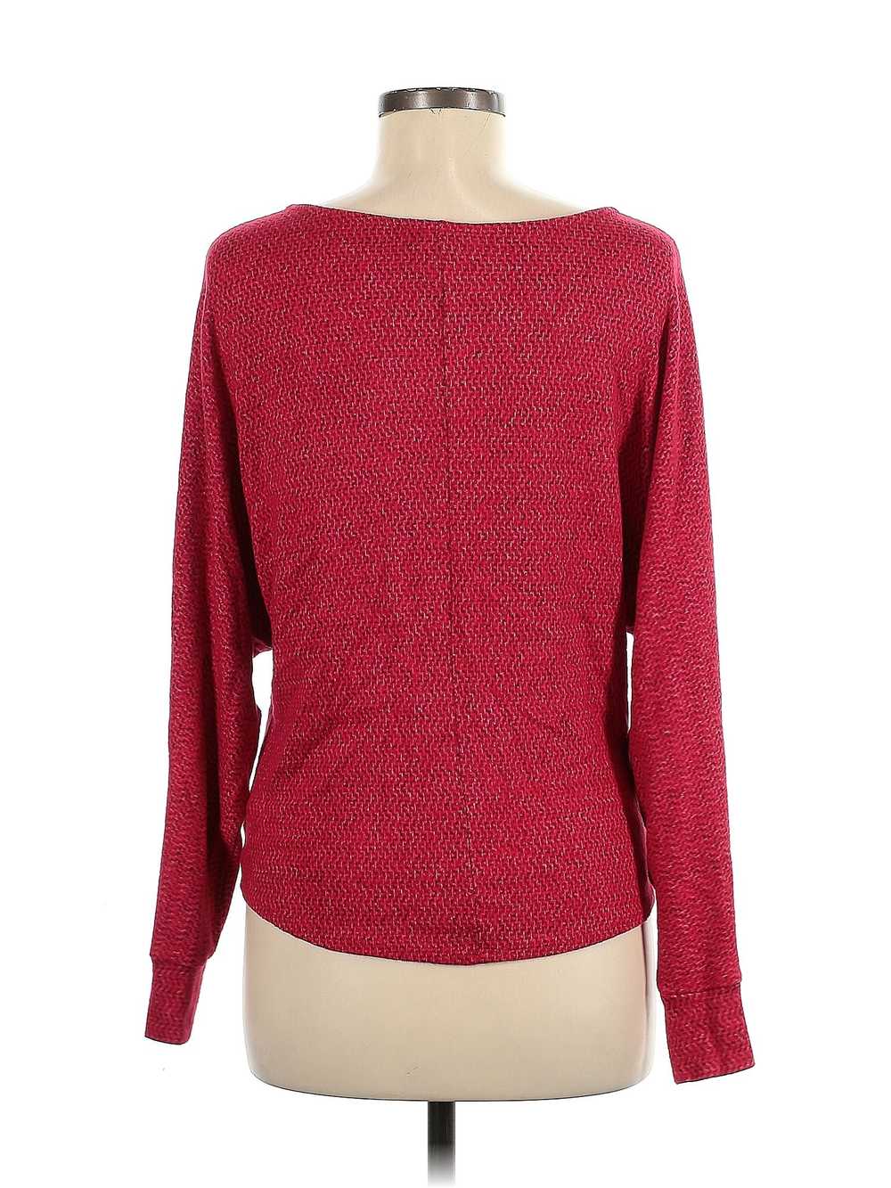 A. Byer Women Red Long Sleeve Blouse S - image 2