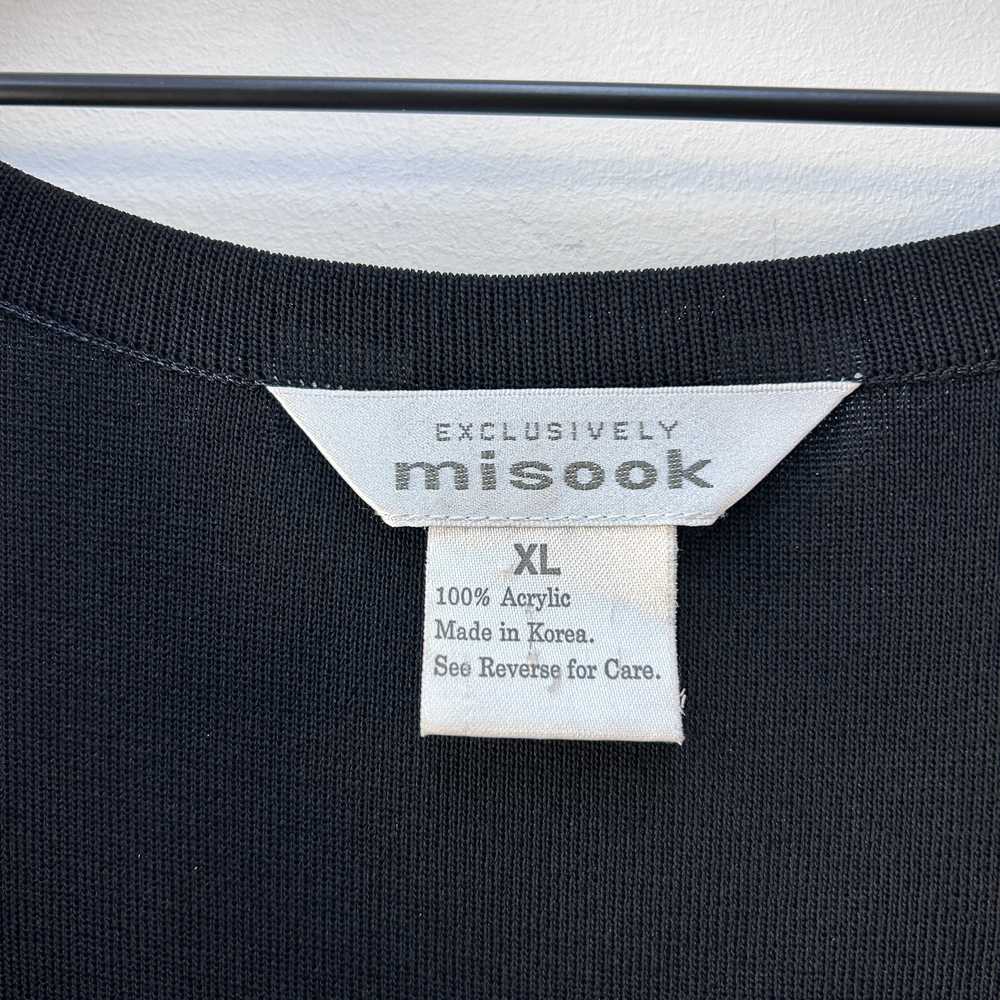 Exclusively Misook Black Short Sleeve Career Jers… - image 4