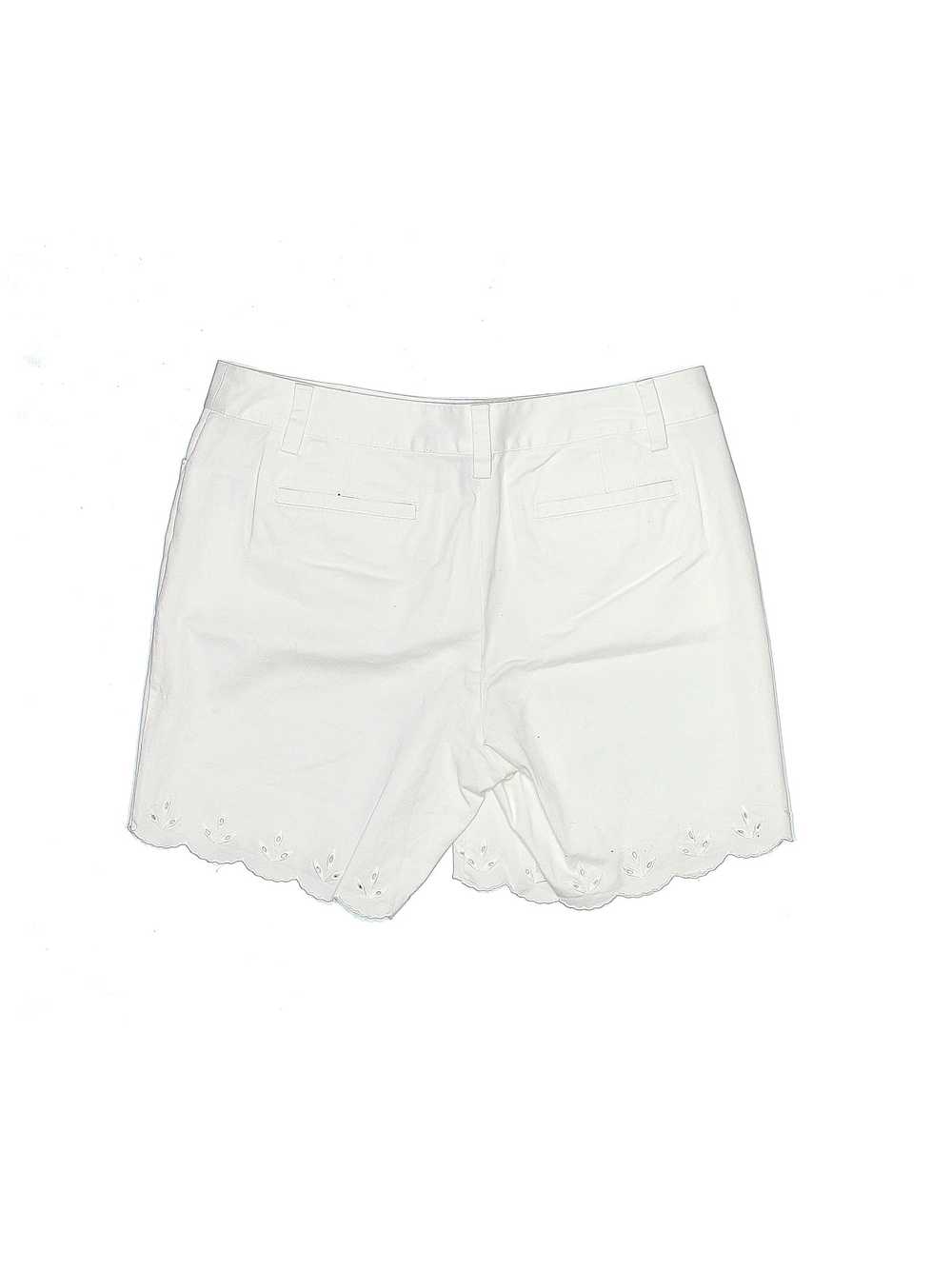 Lands' End Women Ivory Khaki Shorts 10 Petites - image 2