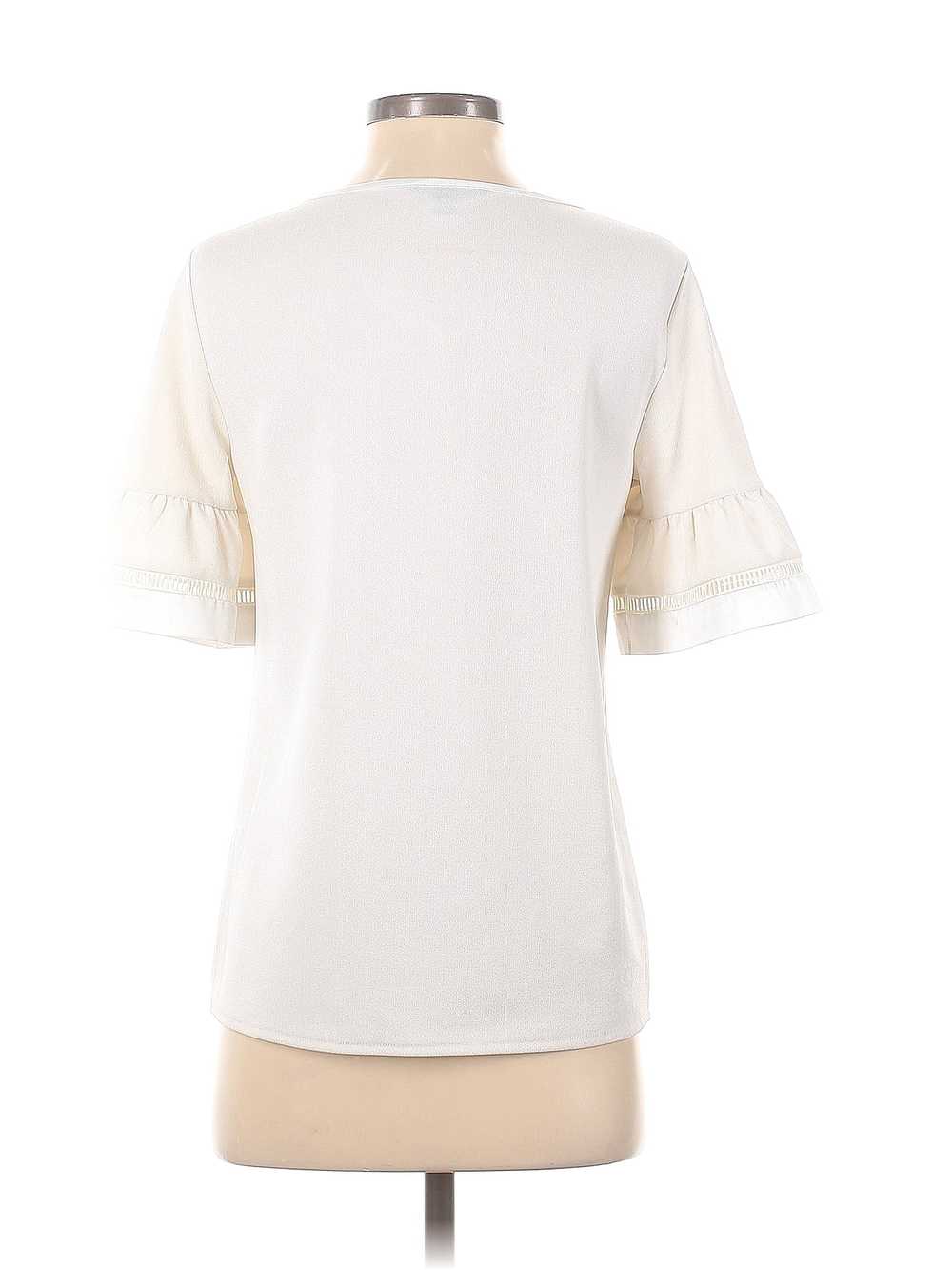 Banana Republic Women Ivory Short Sleeve Top XS - image 2