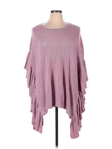 Lane Bryant Women Pink Poncho 14 Plus - image 1