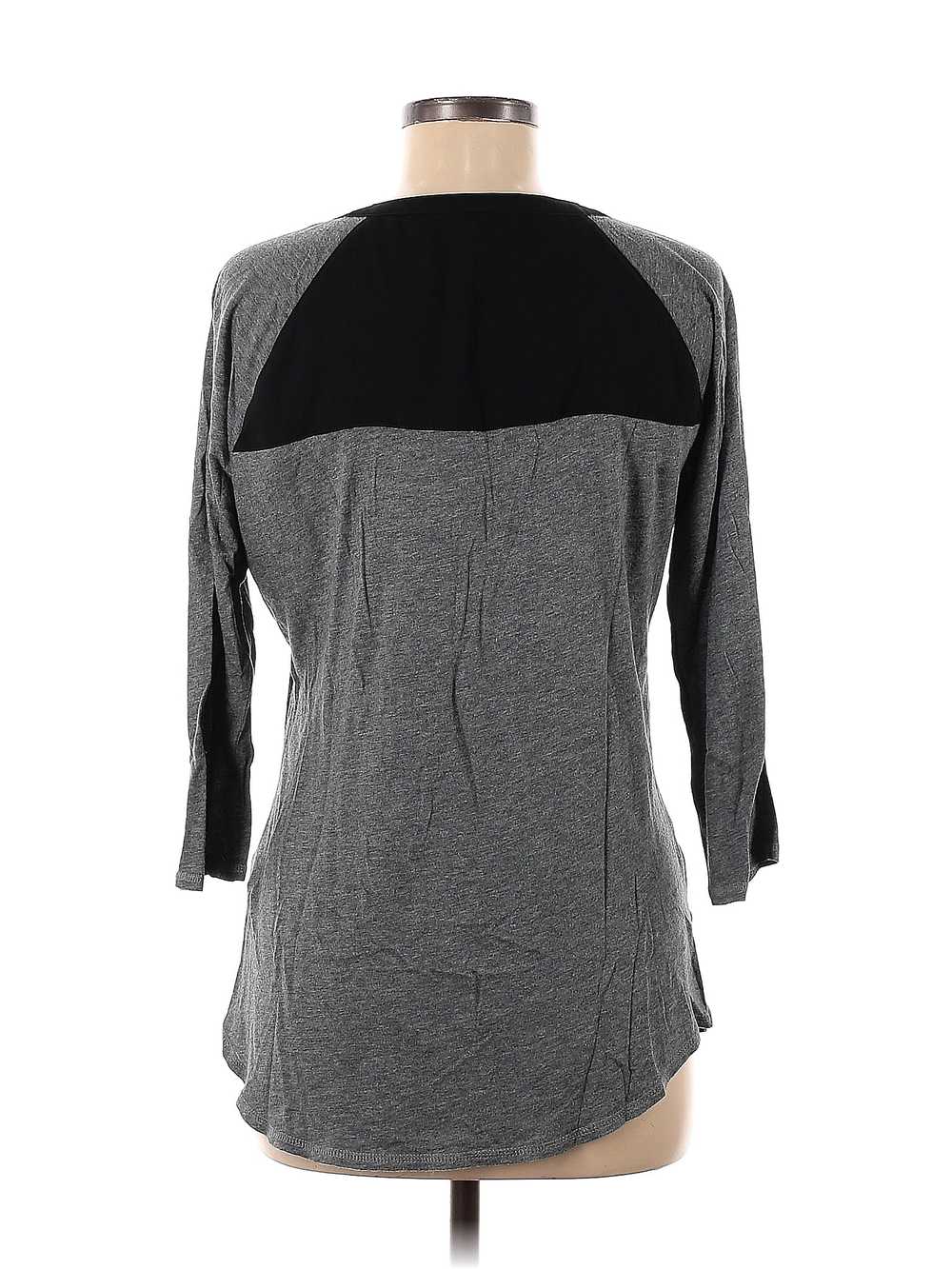 Express Women Black 3/4 Sleeve Blouse M - image 2