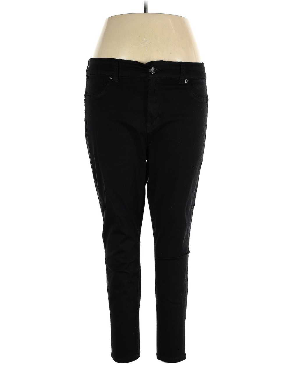 Melissa McCarthy Seven7 Women Black Jeans 18 Plus - image 1