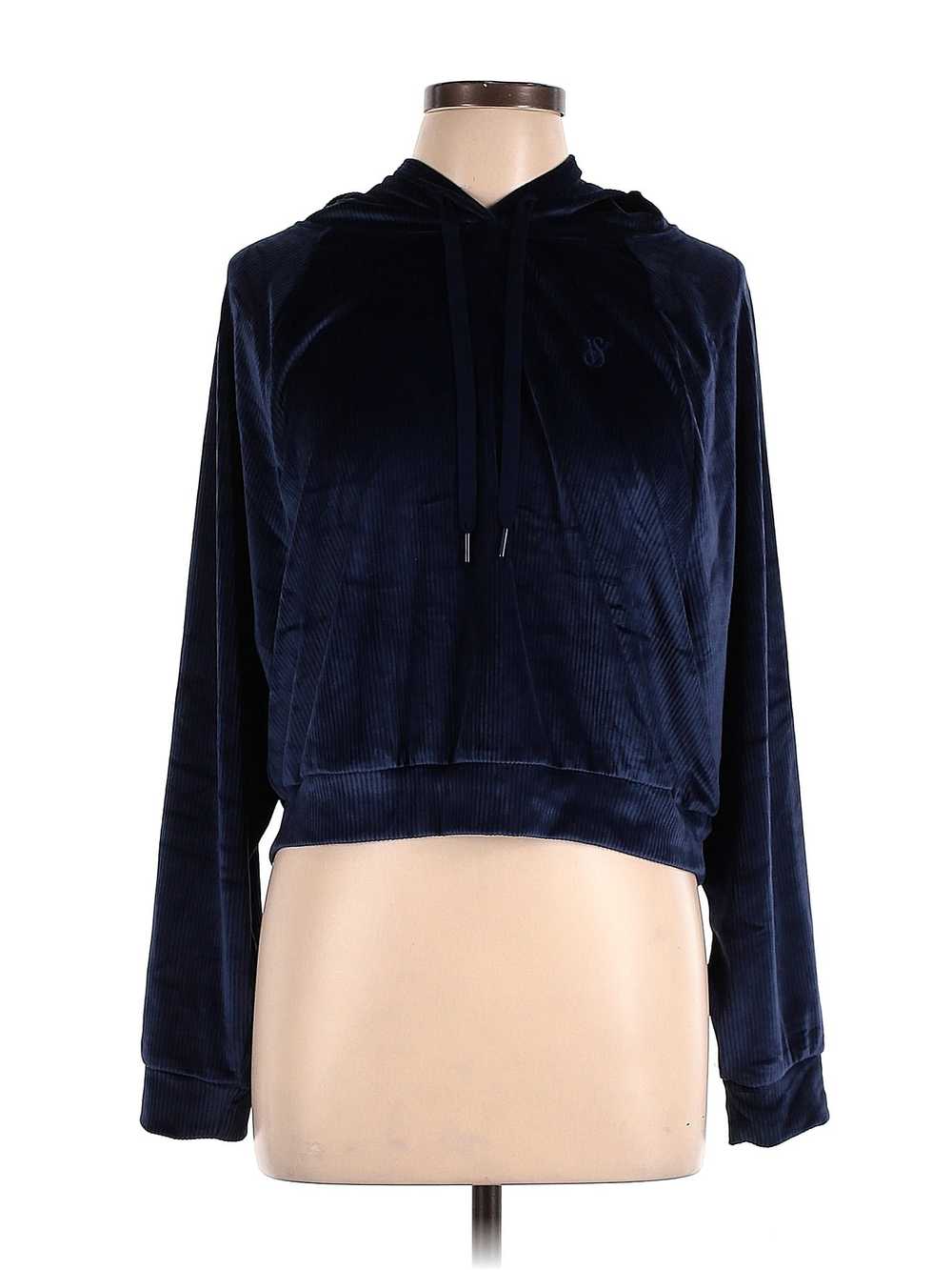 Victoria's Secret Women Blue Pullover Hoodie L - image 1