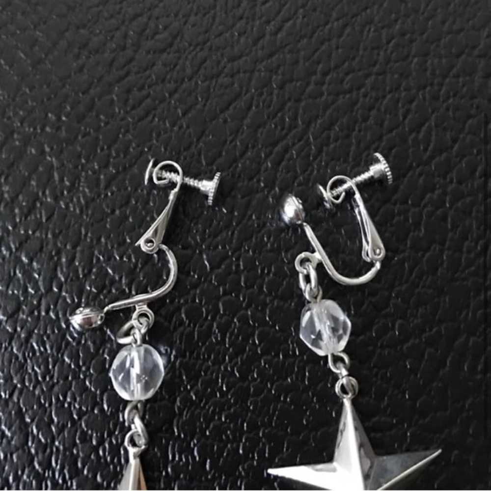 Vintage hanging star earrings - image 2