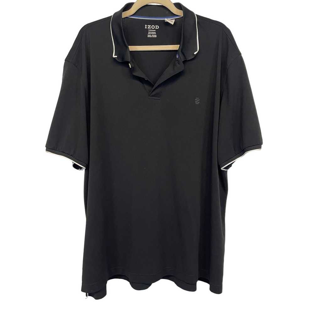 IZOD Performance Mens Black Polo 3XL Short Slv Co… - image 1