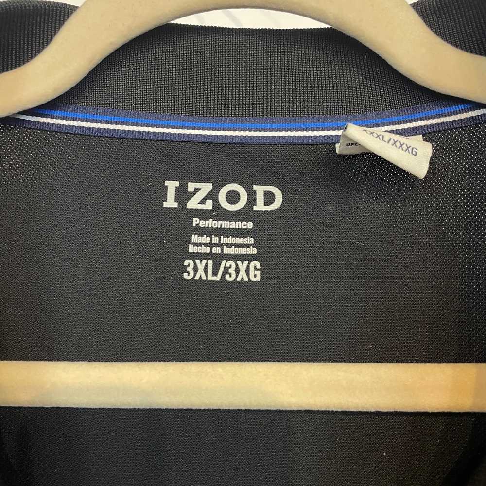 IZOD Performance Mens Black Polo 3XL Short Slv Co… - image 2