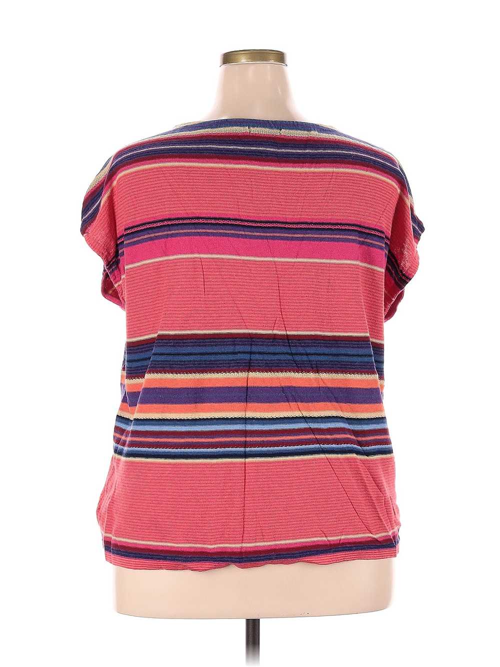 Chaps Women Pink Short Sleeve Top 3X Plus - image 2