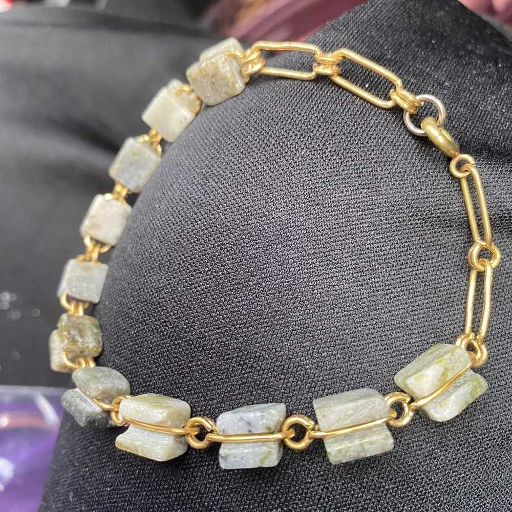 Vintage Handmade Natural Stone Bracelet - image 2