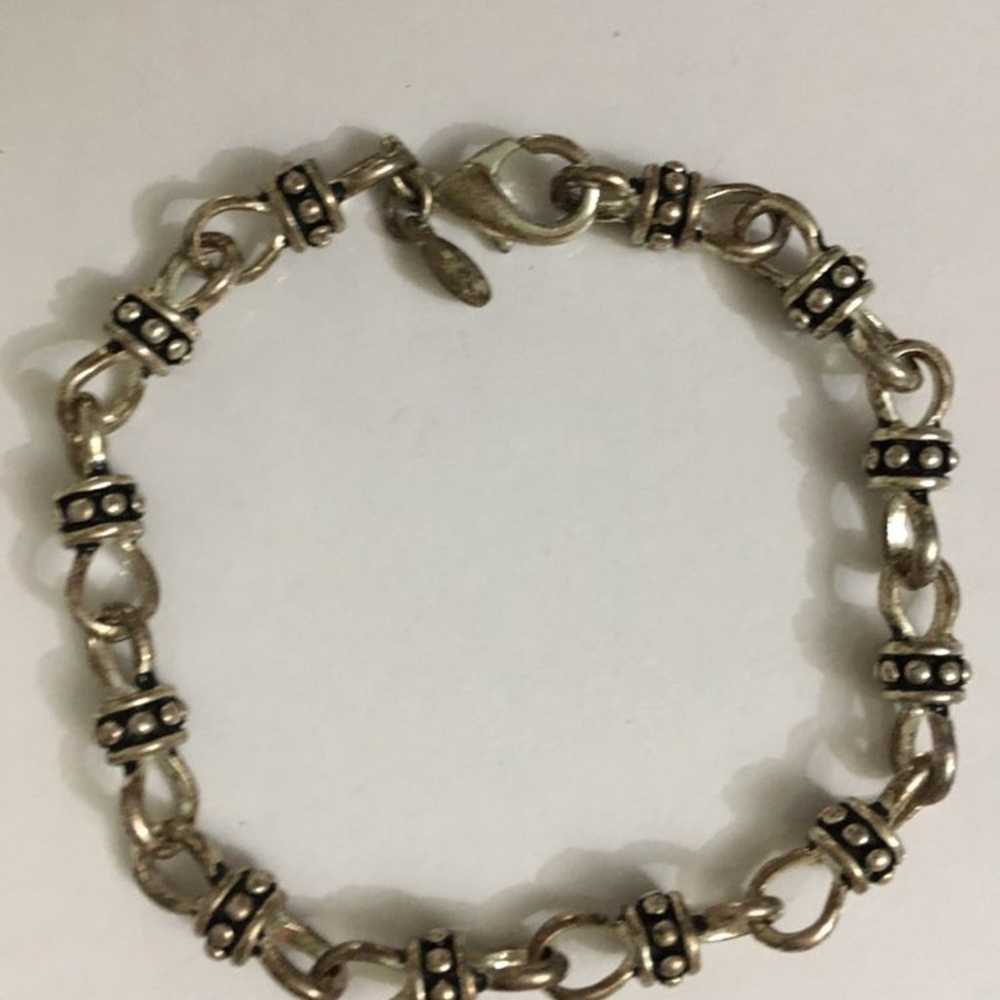 vintage Premier design Silvertone bracelet - image 1