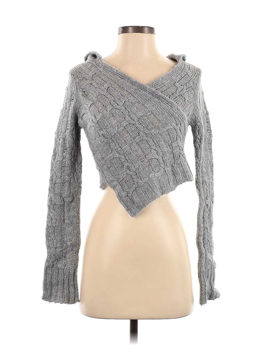 Zara Women Gray Pullover Sweater XS - image 1