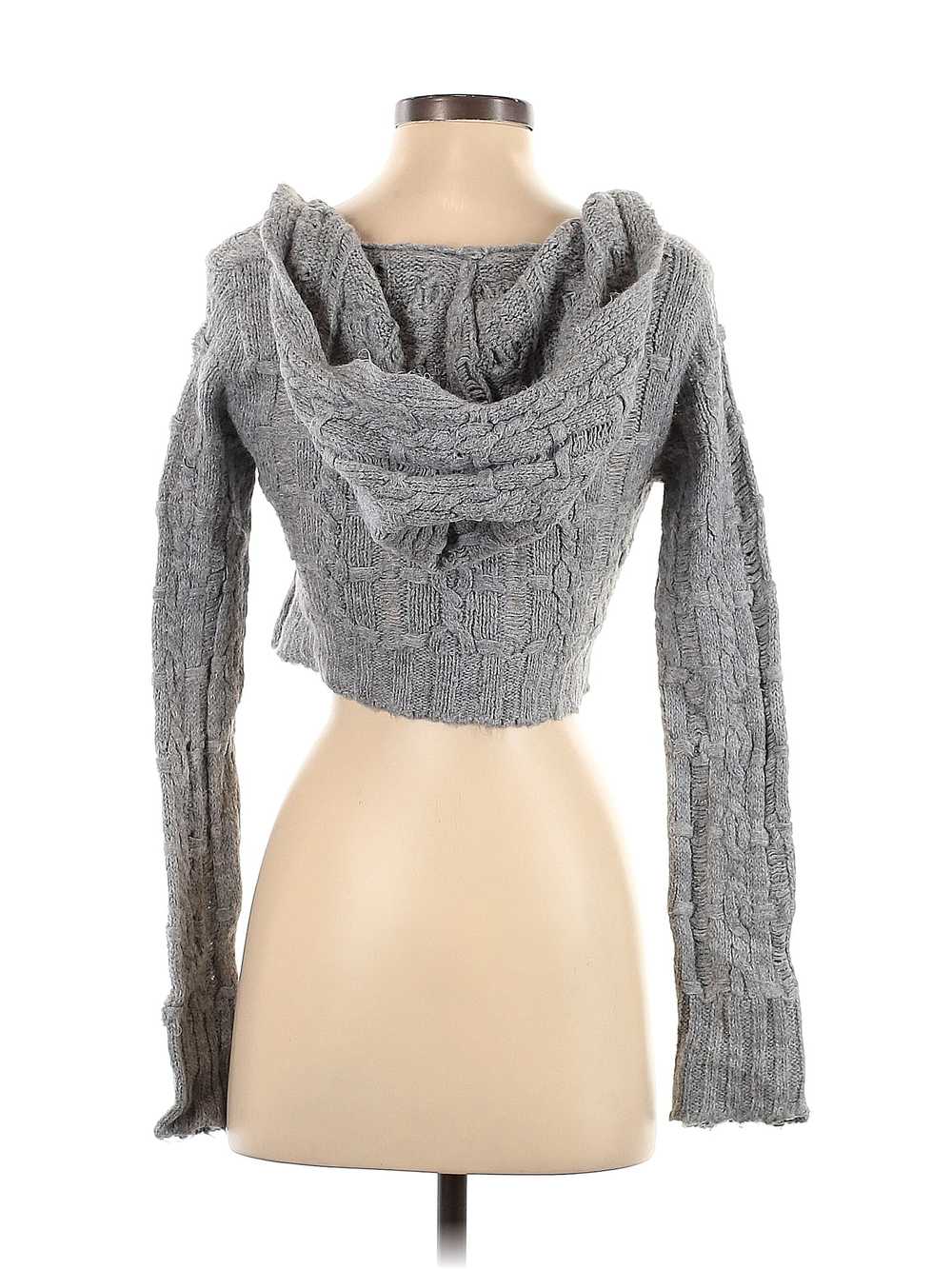 Zara Women Gray Pullover Sweater XS - image 2