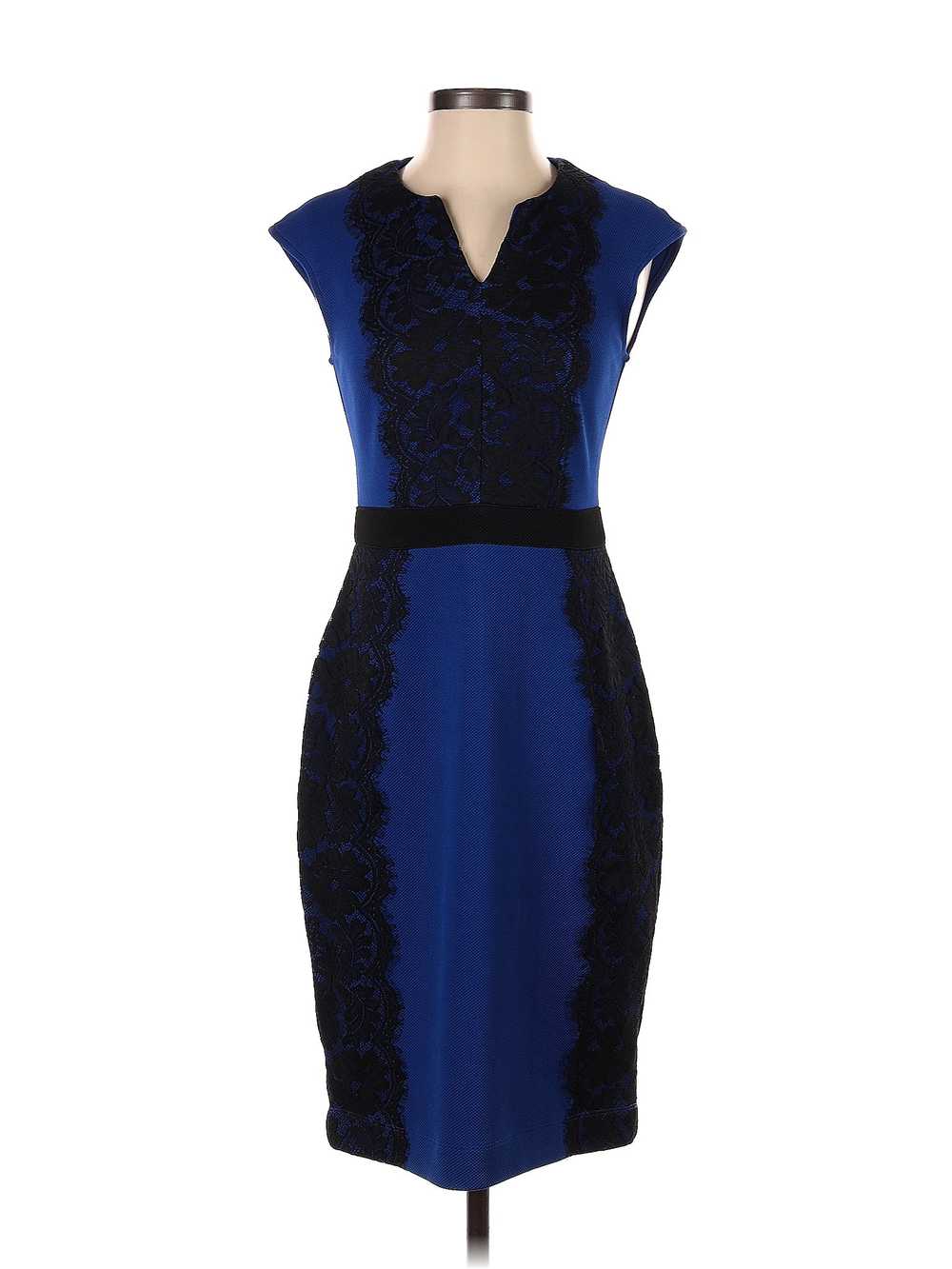 Danny And Nicole Women Blue Cocktail Dress 4 Peti… - image 1