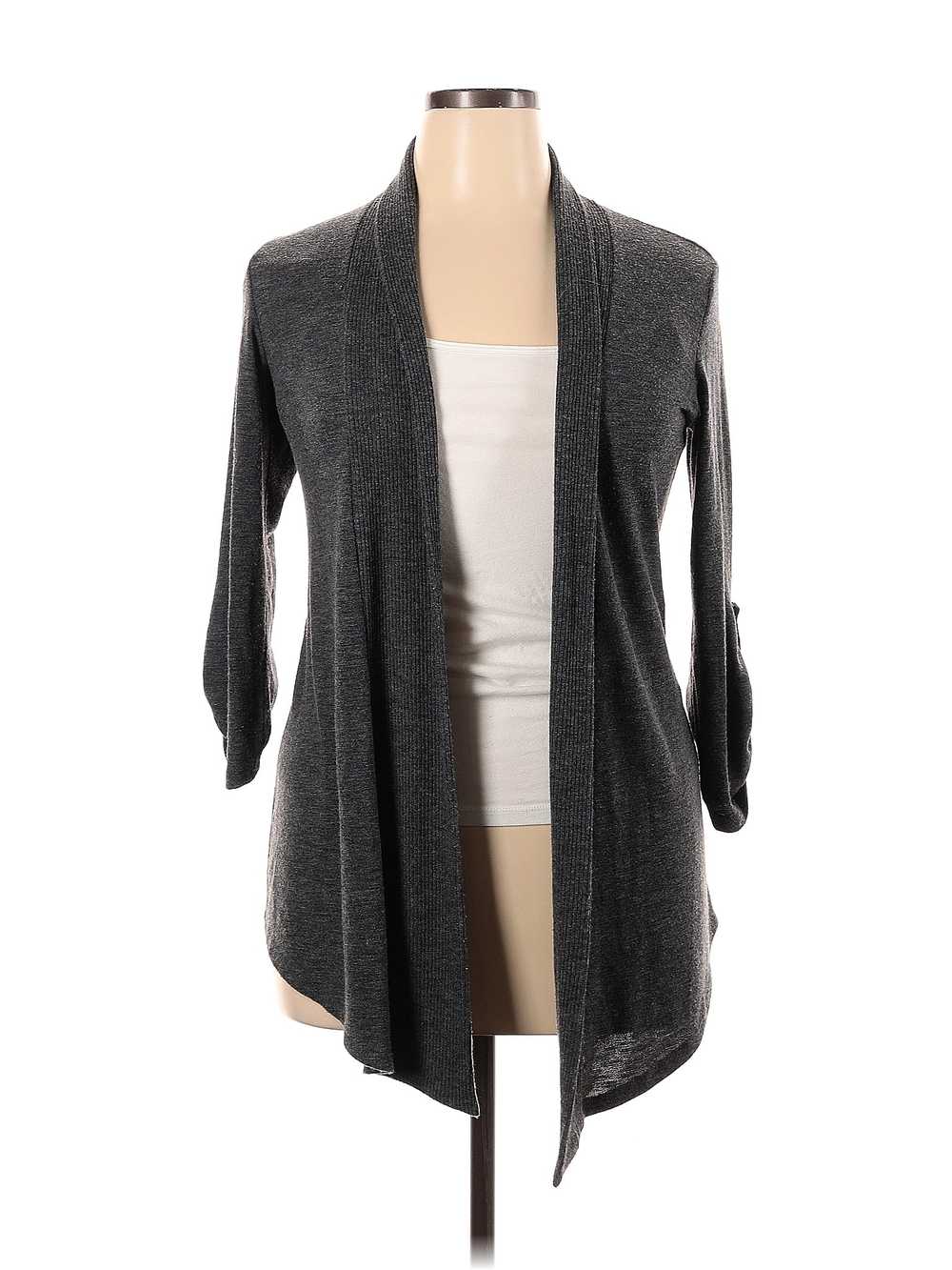 Bobeau Women Gray Cardigan XL - image 1