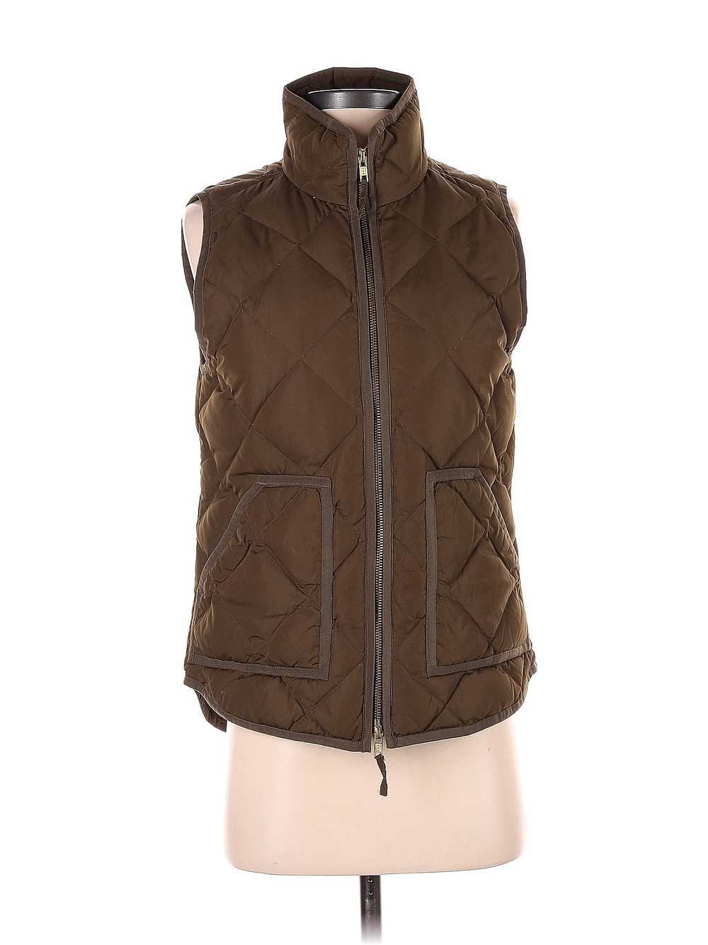 J.Crew Factory Store Women Brown Vest XS - image 1