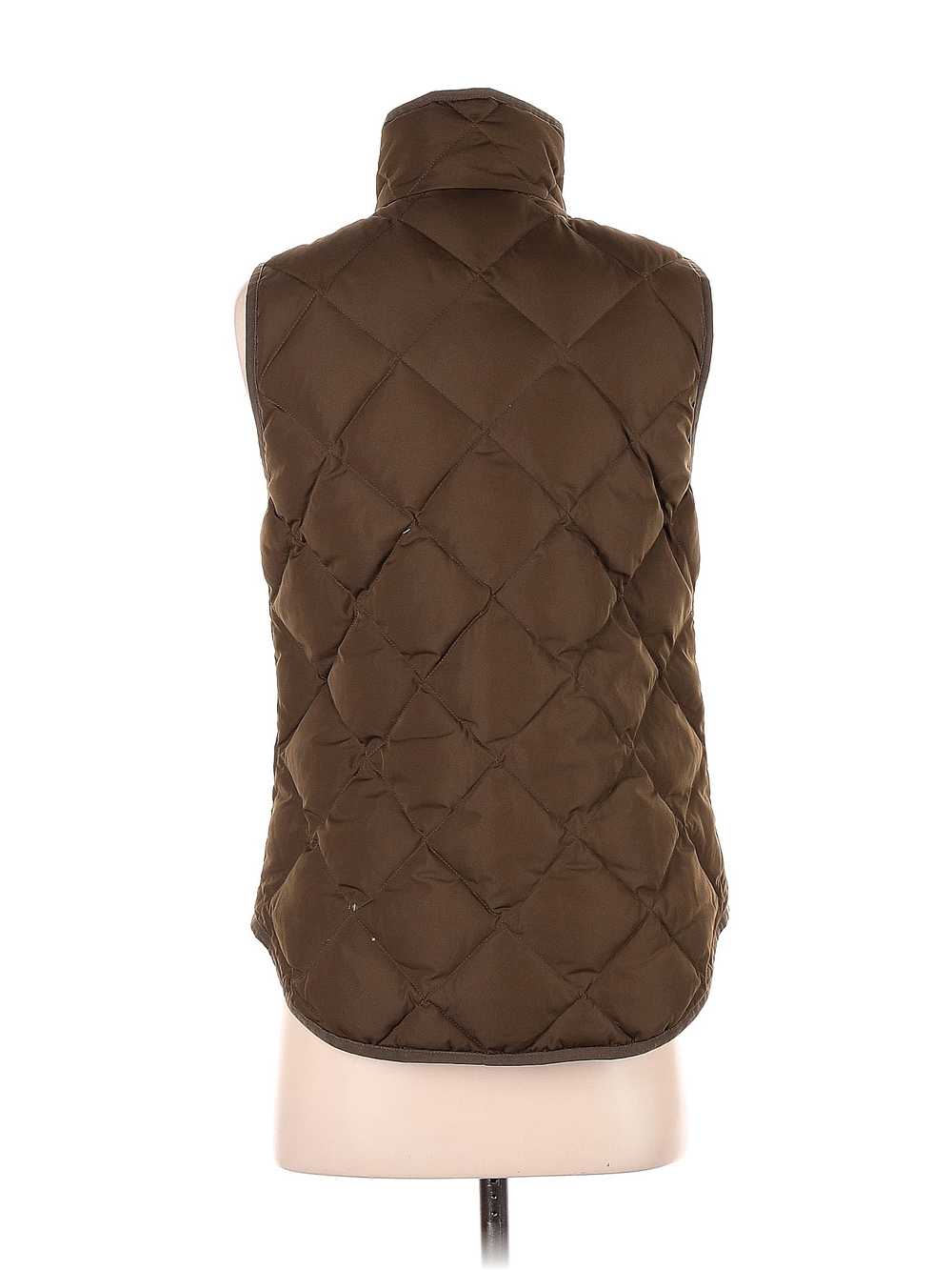 J.Crew Factory Store Women Brown Vest XS - image 2