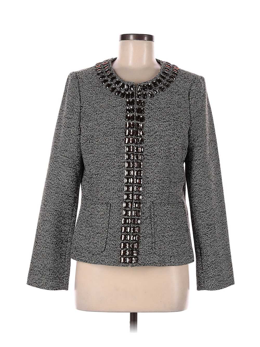 Dana Buchman Women Gray Blazer 8 - image 1