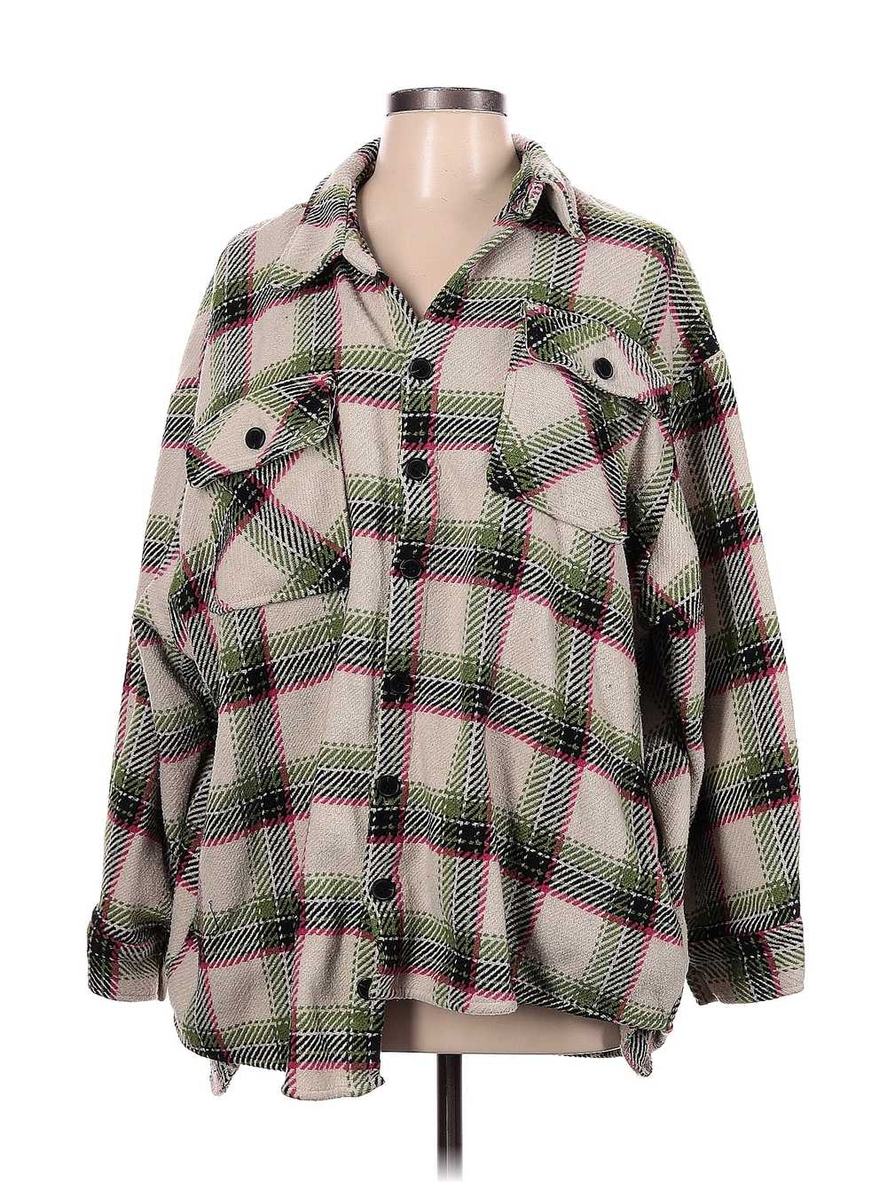 Wild Fable Women Green Jacket L - image 1