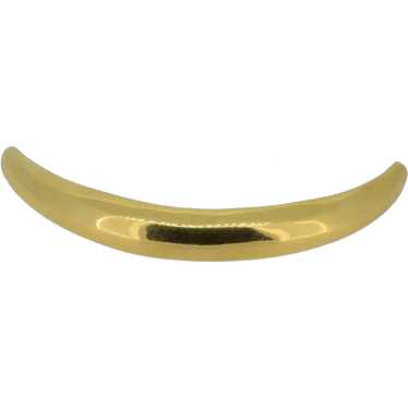 Extra Large 14K Solid Gold Hair Clip