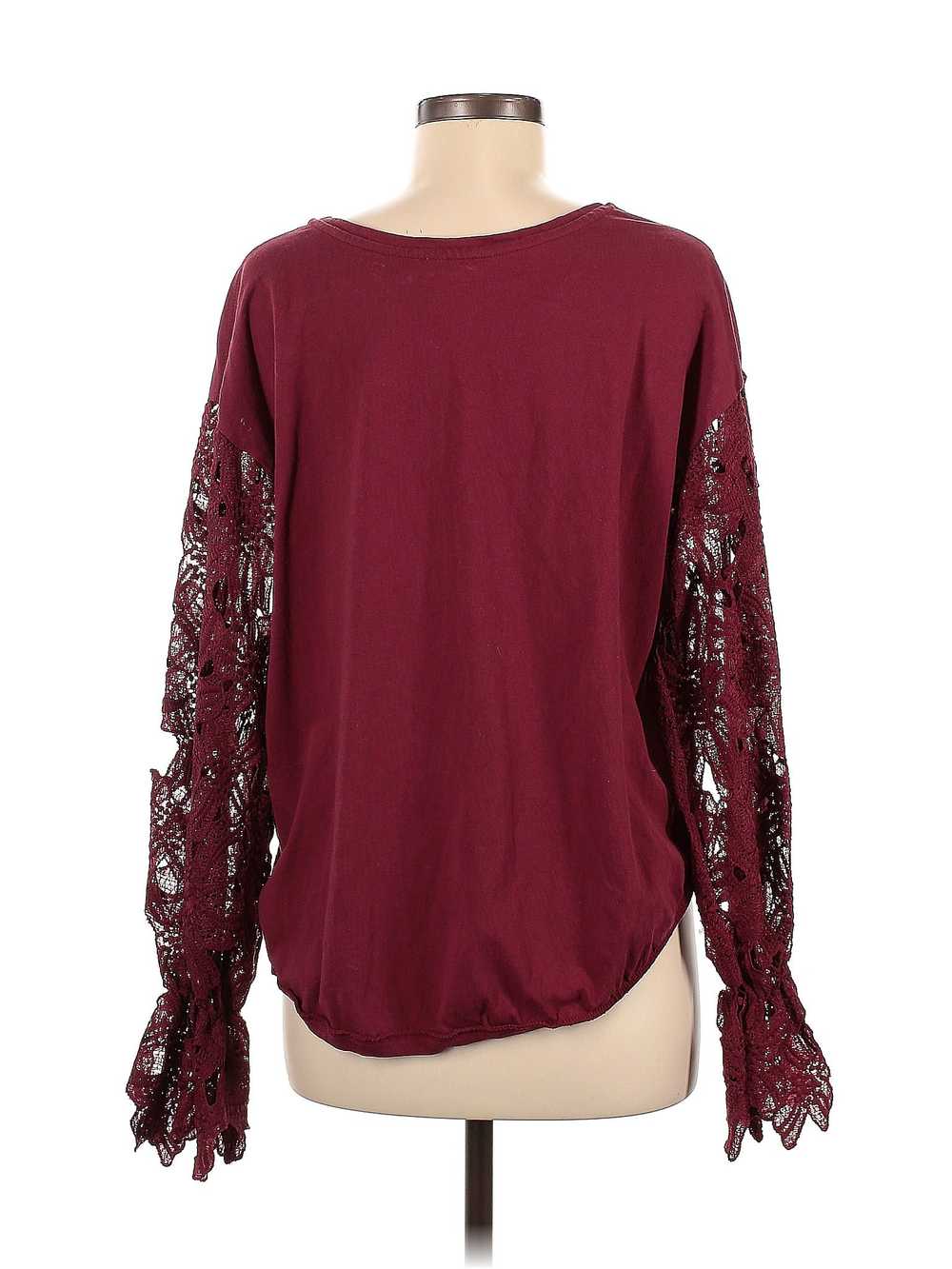 Umgee Women Red Long Sleeve Blouse M - image 2