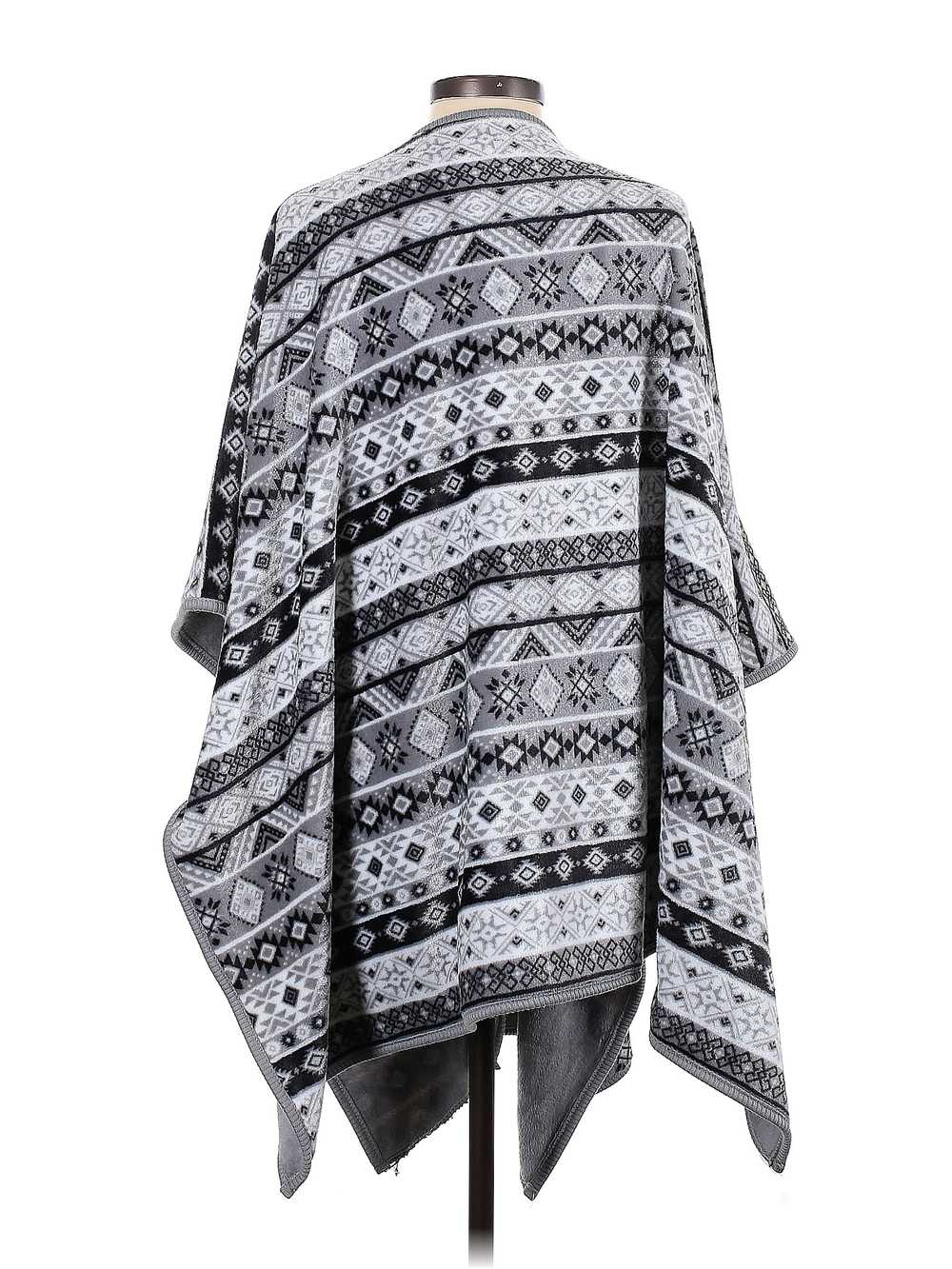 Cuddl Duds Women Gray Poncho S - image 2