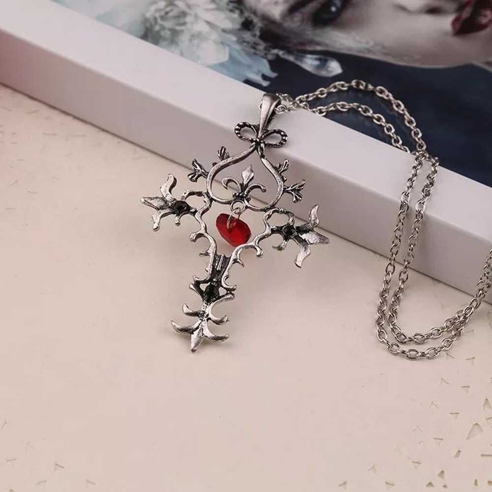 Vampire Diaries Vintage Cross Necklace - image 2