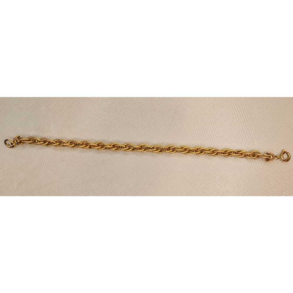 Gold In Color Bracelet With No Markings - image 1