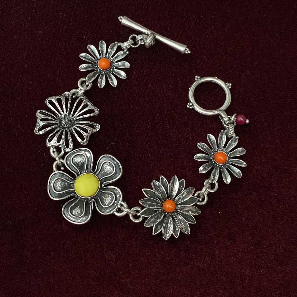 Lucky brand toggle floral bracelet - image 1