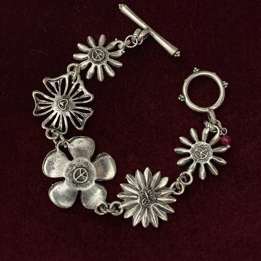 Lucky brand toggle floral bracelet - image 2