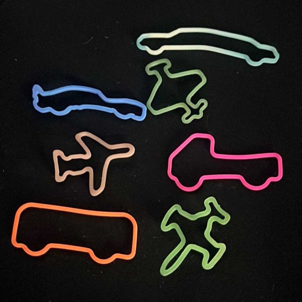 Vintage silly bands -vehicles - image 1