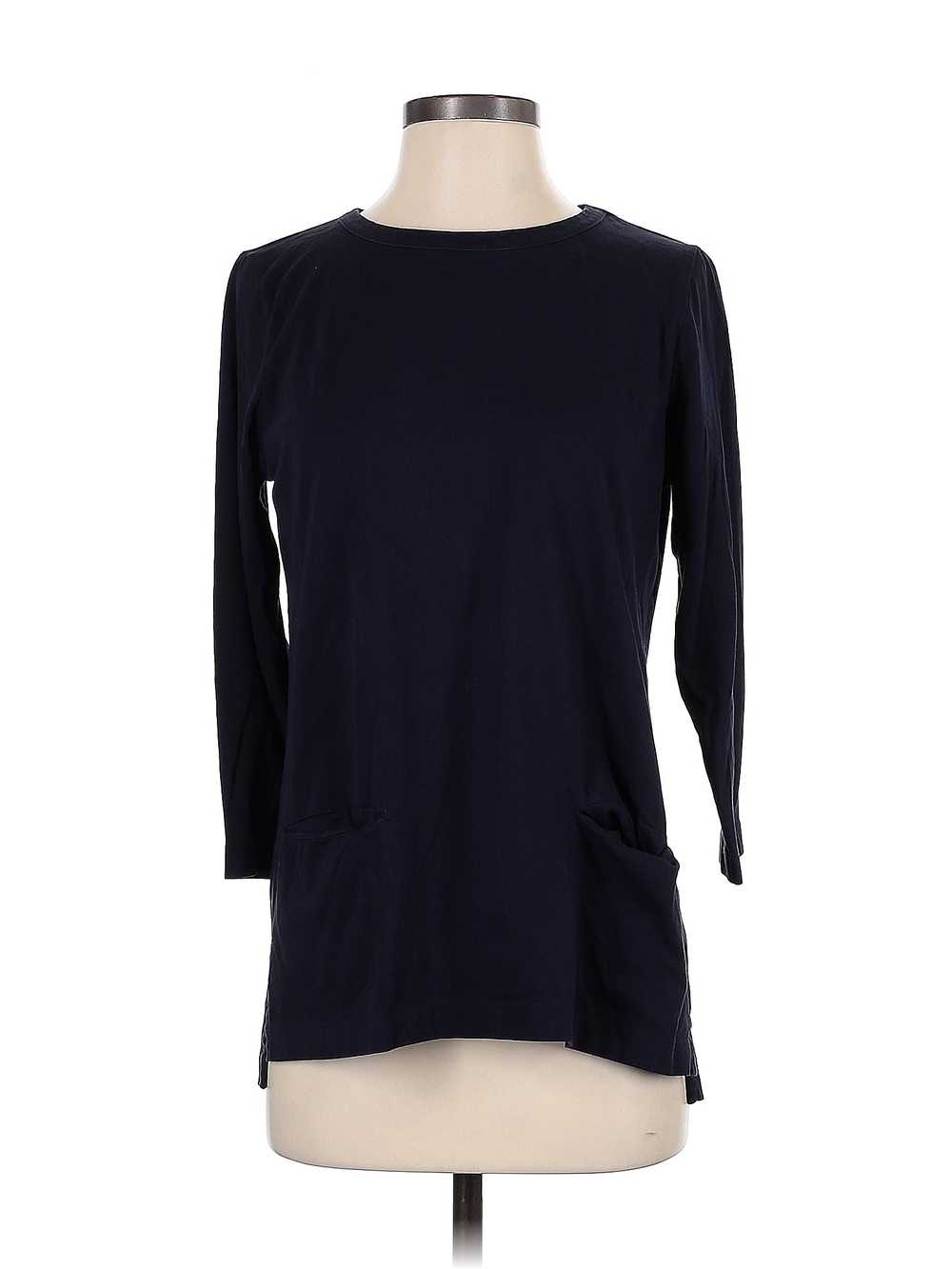 Lands' End Women Blue Active T-Shirt S - image 1