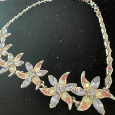 Vintage Bogoff Rhinestone Necklace - image 1