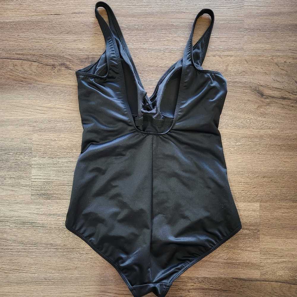 Miraclesuit One Piece Swimsuit Black 16 - image 2